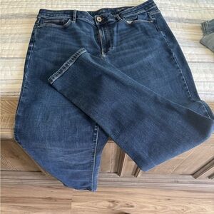 J. Jill Blue Straight Leg Jeans with Classic Denim Style